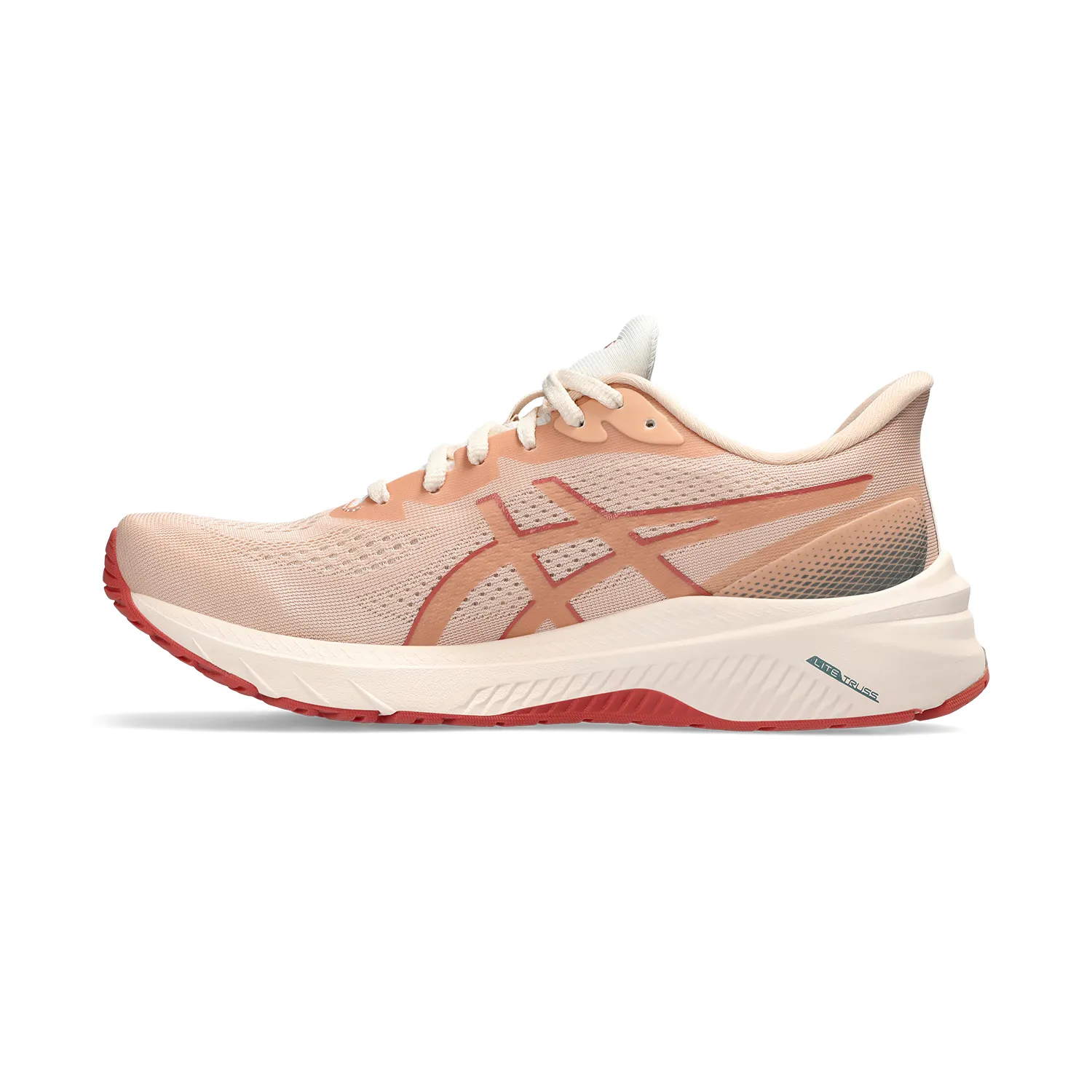 Asics GT 1000 12 shoes in Pale Apricot and Light Garnet