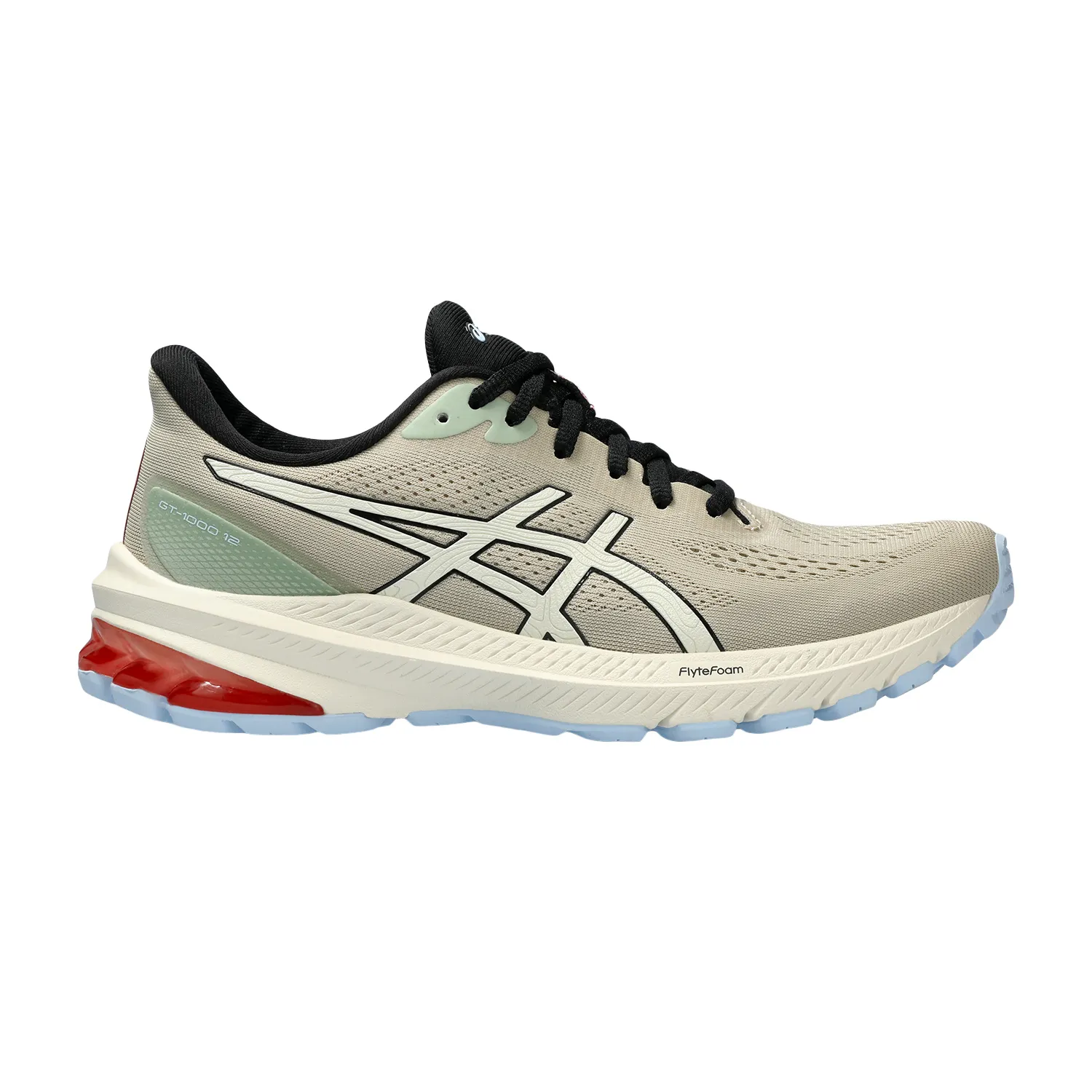 Asics GT 1000 12 TR Nature Bathing/Rose Rouge running shoes.