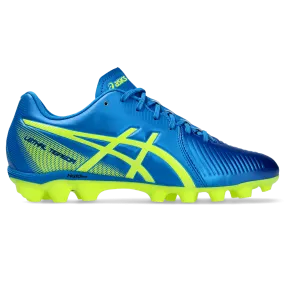 ASICS Junior Football Boot BLUE/SAFETY YELLOW Lethal Tigreor IT 3 FG