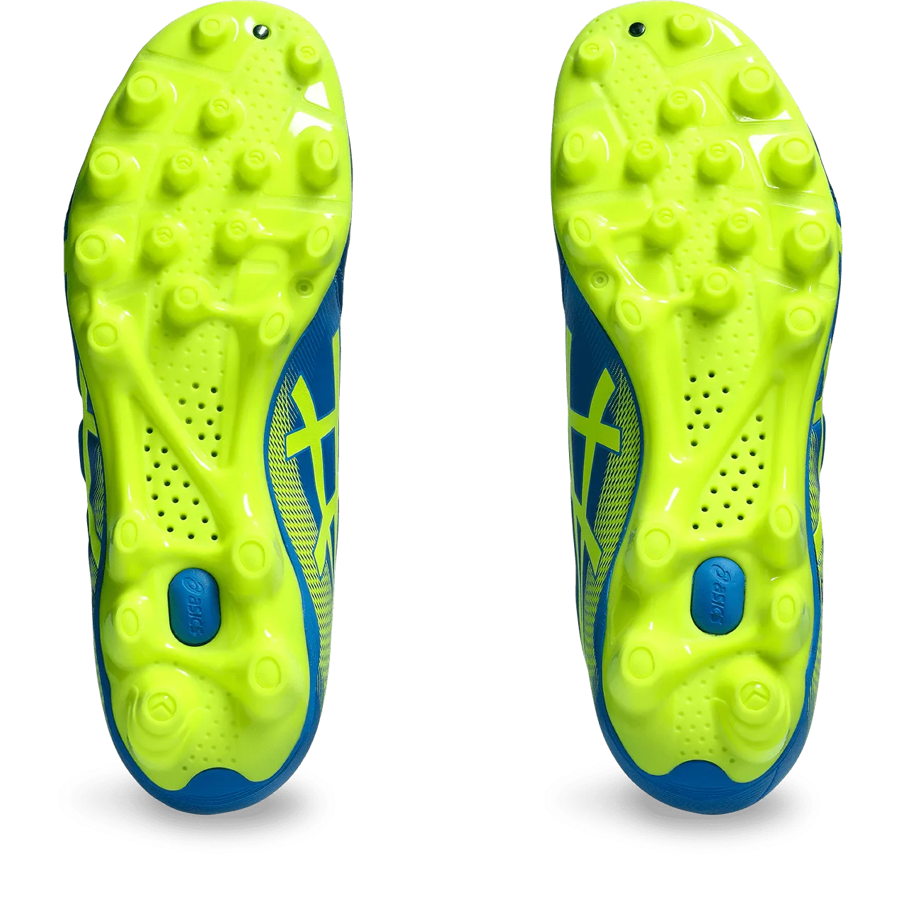 ASICS Junior Football Boot BLUE/SAFETY YELLOW Lethal Tigreor IT 3 FG