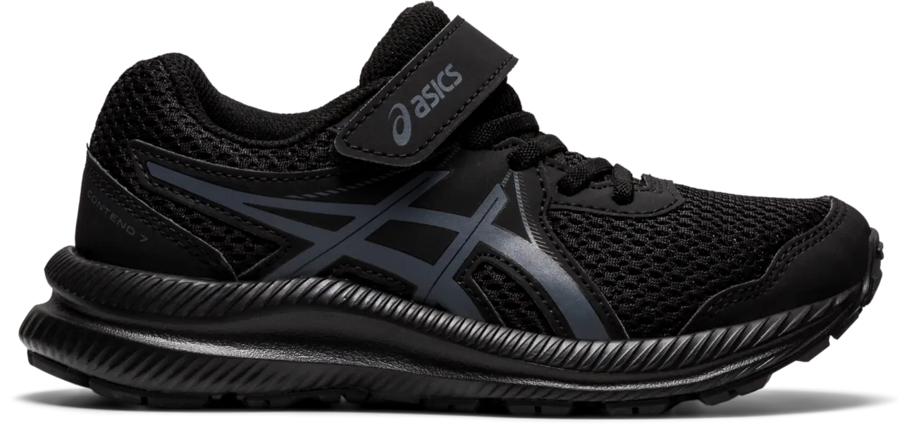 ASICS Kids' CONTEND 7 PS – Black/Carrier Grey