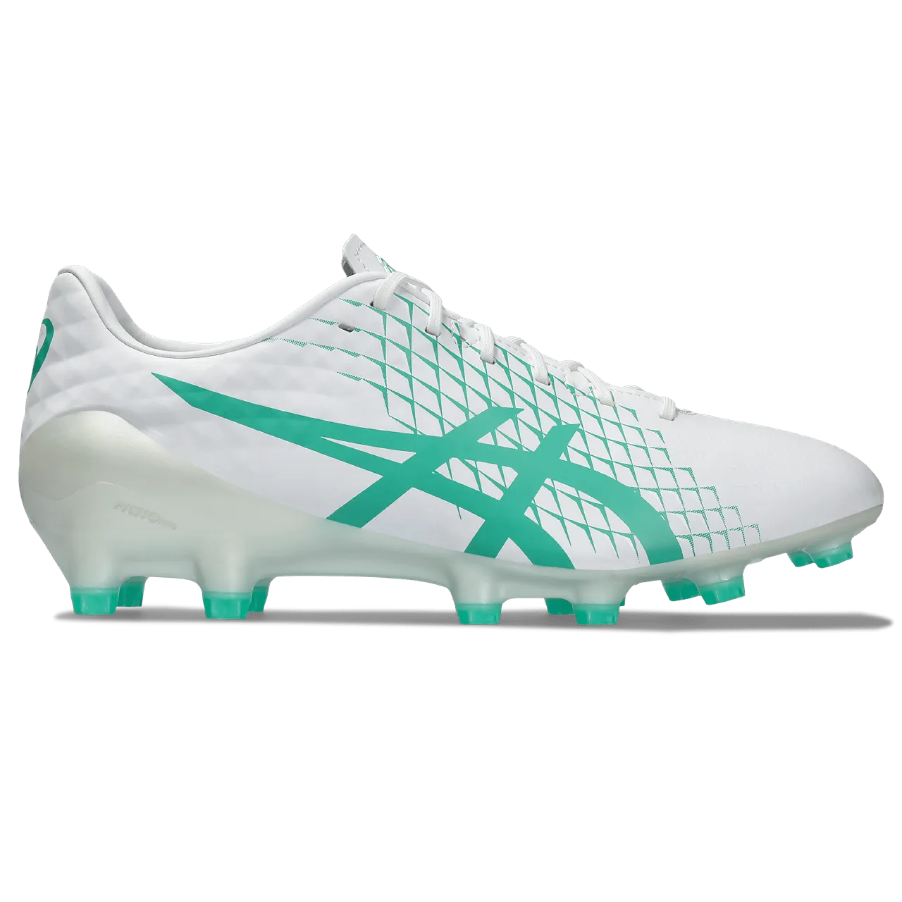 Asics Menace 4 FG Senior Football Boot White Aurora Green