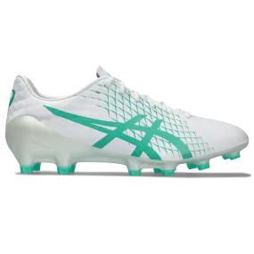 Asics Menace 4 FG Senior Football Boot White Aurora Green