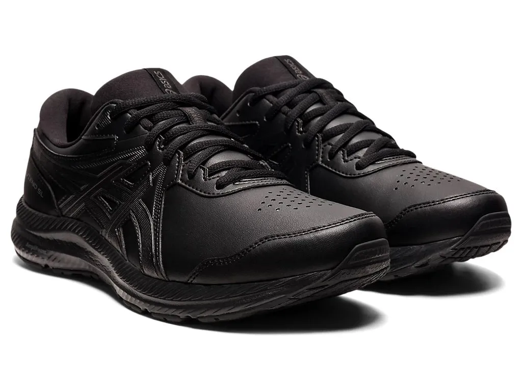 Asics Men's GEL-CONTEND WALKER Black/Black - Google SEO result: Asics GEL-CONTEND WALKER Black/Black Shoes for Men