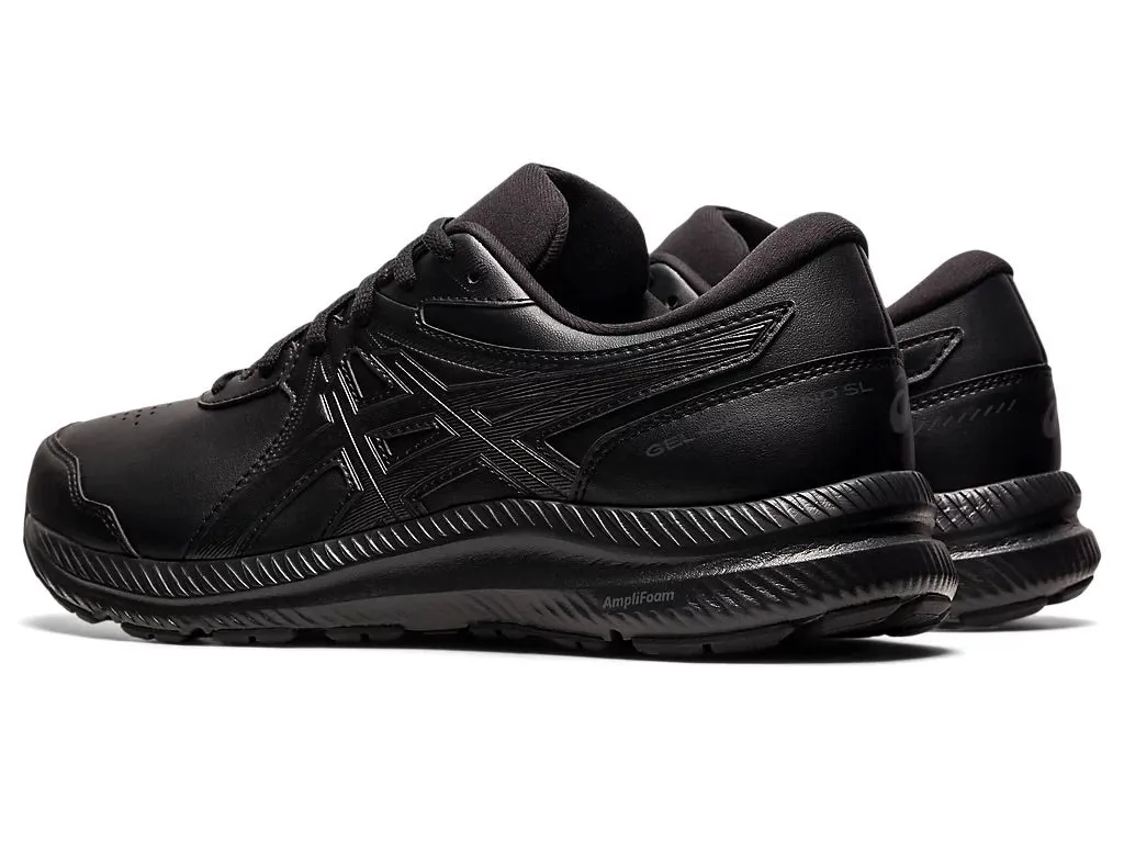 Asics Men's GEL-CONTEND WALKER Black/Black - Google SEO result: Asics GEL-CONTEND WALKER Black/Black Shoes for Men