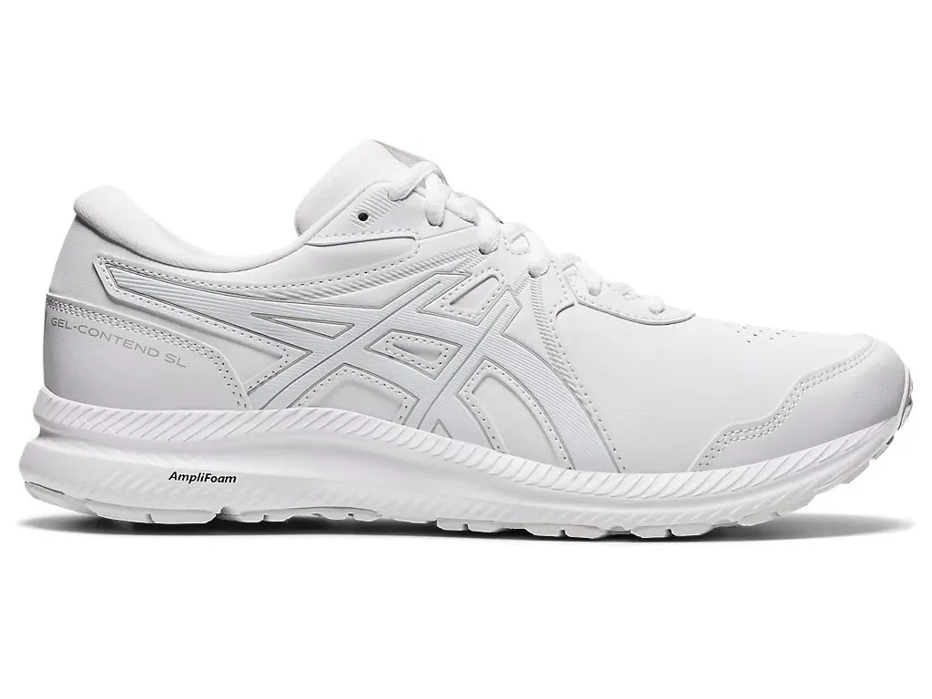 Asics Men's GEL-CONTEND WALKER - White/White for walking shoes for men