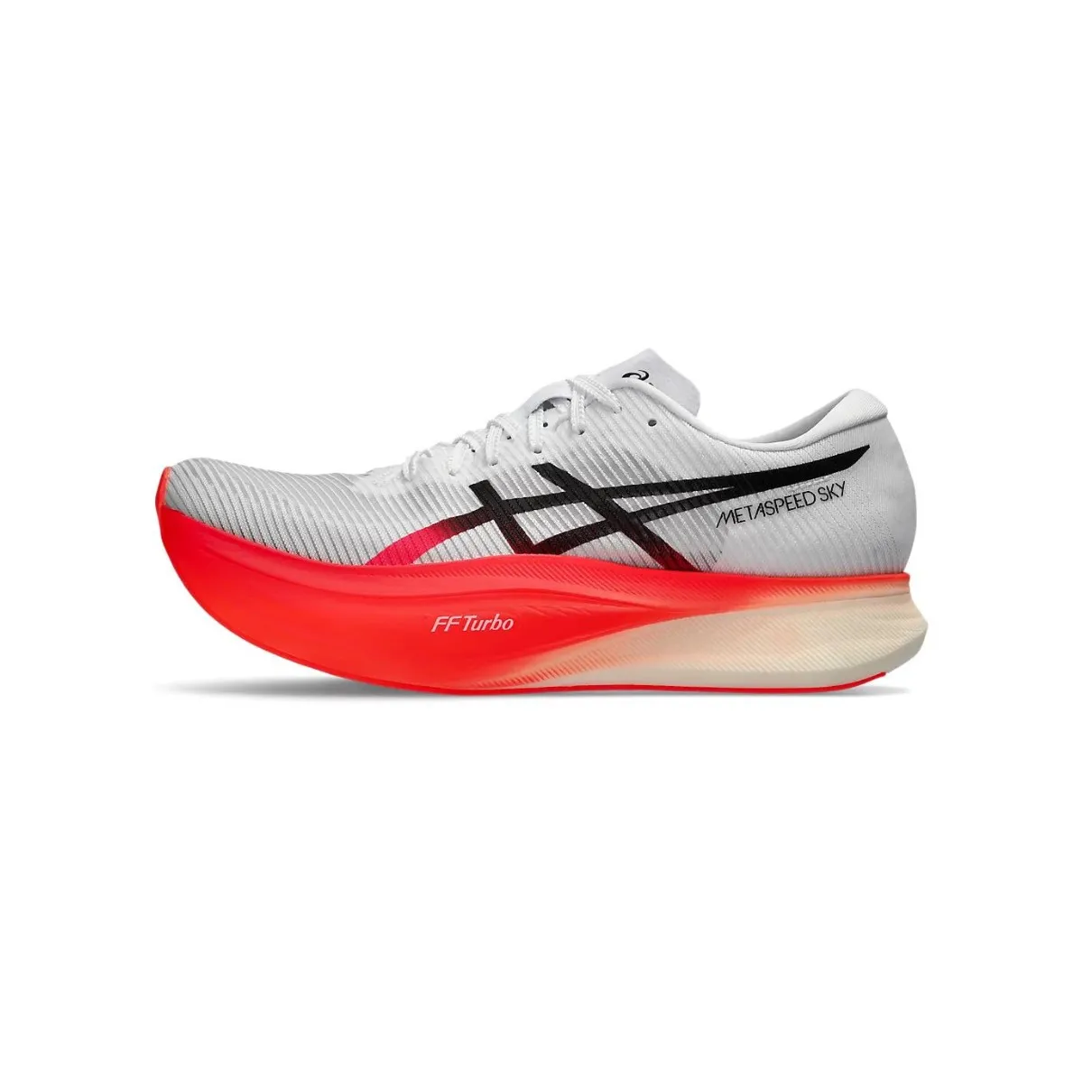 Asics Metaspeed Sky+ White Red SS24 Unisex Running Shoes