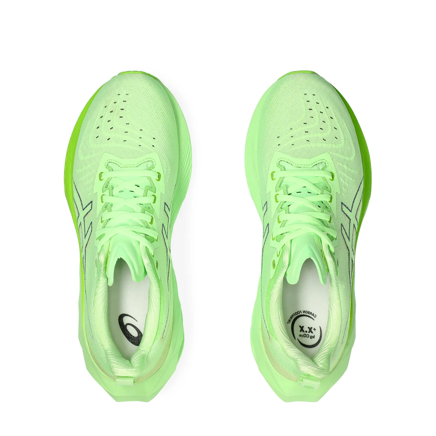 Asics Novablast 4 - Illuminate Green/Lime Burst.