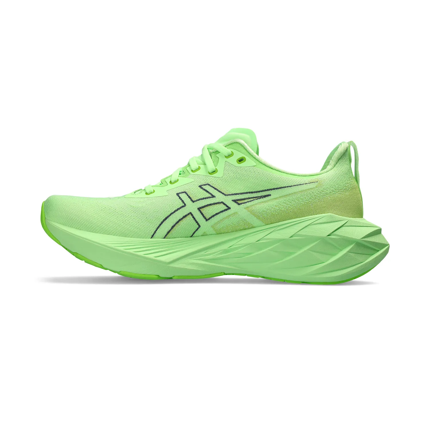 Asics Novablast 4 - Illuminate Green/Lime Burst.