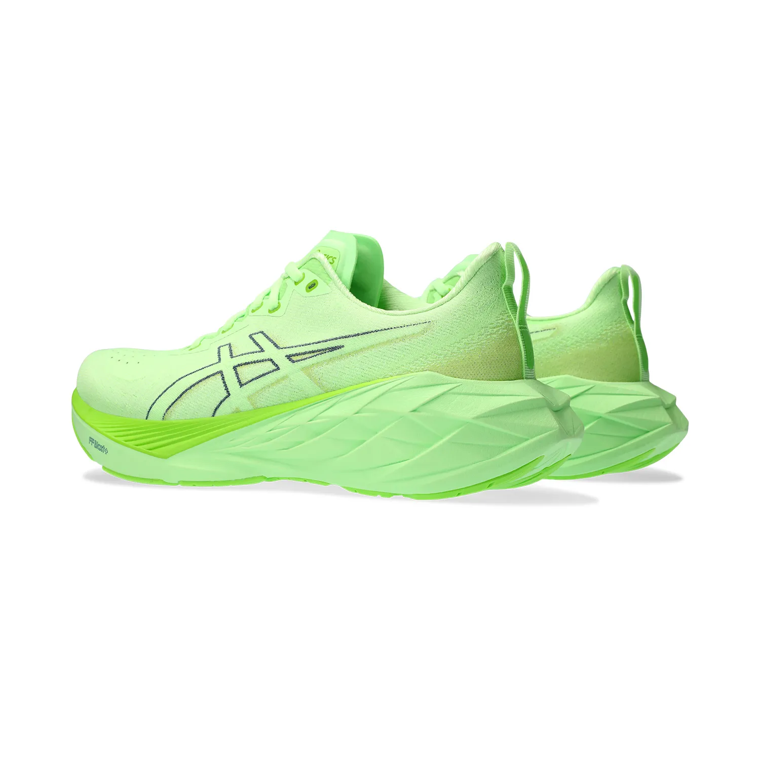 Asics Novablast 4 - Illuminate Green/Lime Burst.