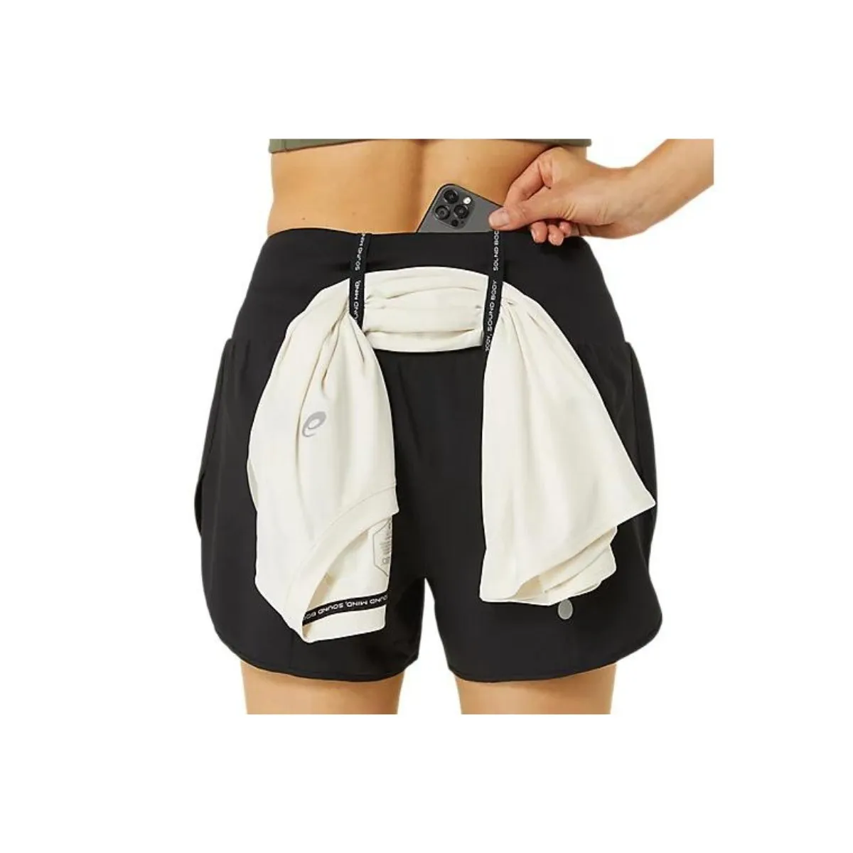 Asics Road 3.5In Black Women's Shorts - Shop Online Now!