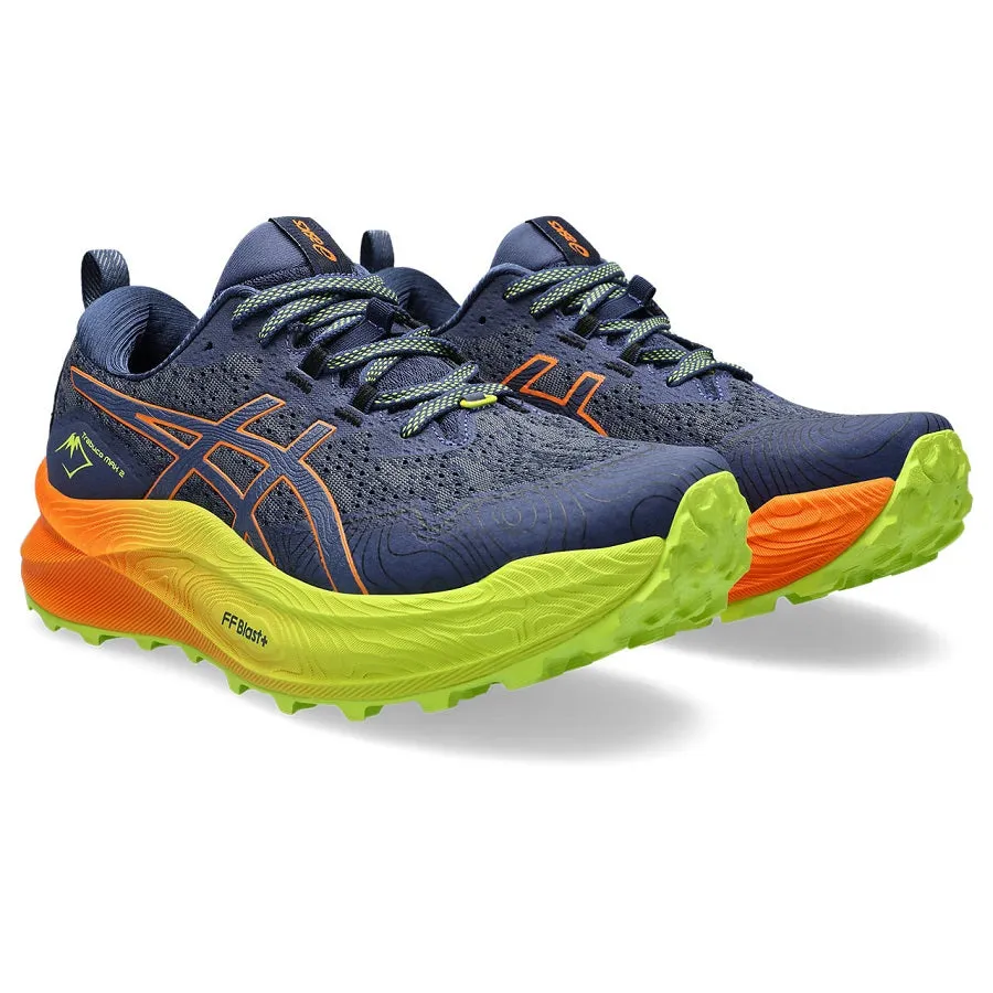 Asics Trabuco Max 2 - Azul marino, Naranja, Verde