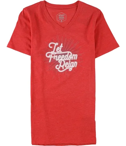 Asics Womens Let Freedom Reign Graphic T-Shirt