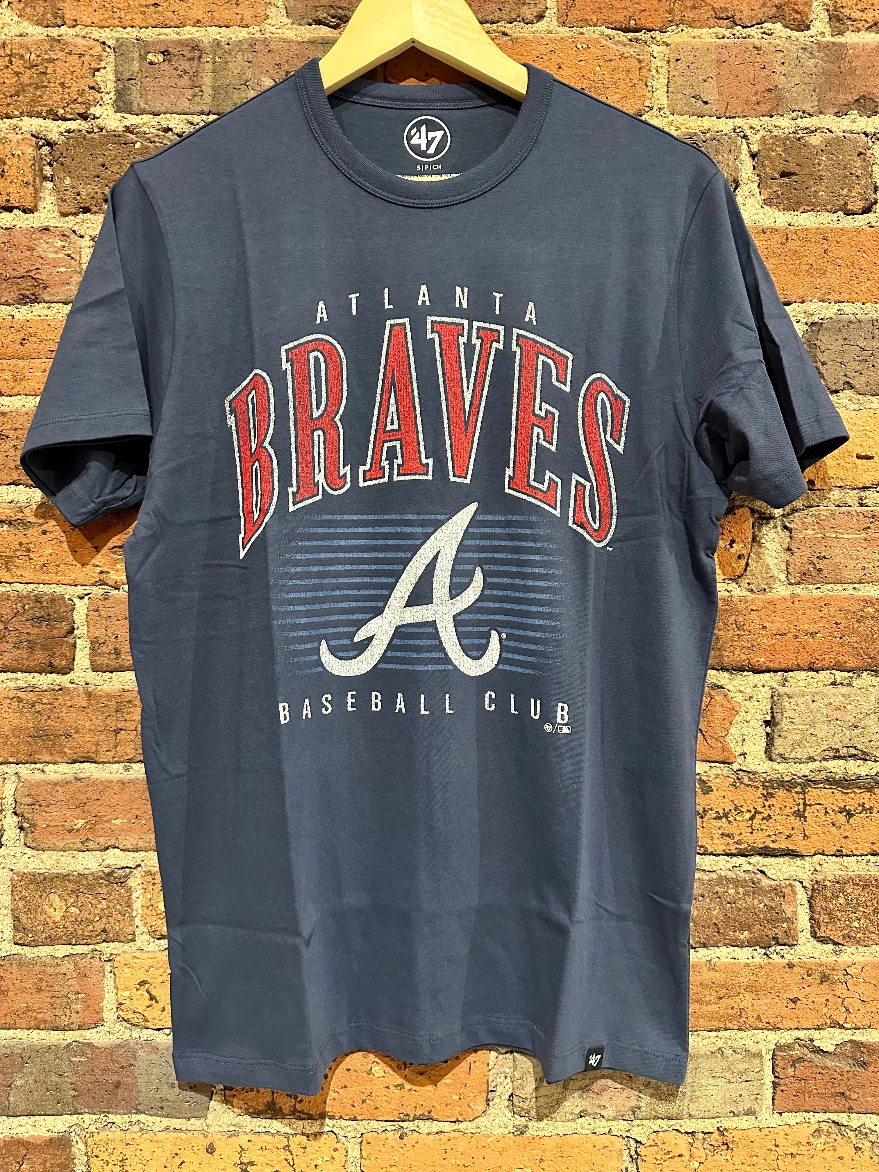 Atlanta Braves Double Header Franklin Tee - 47 Brand