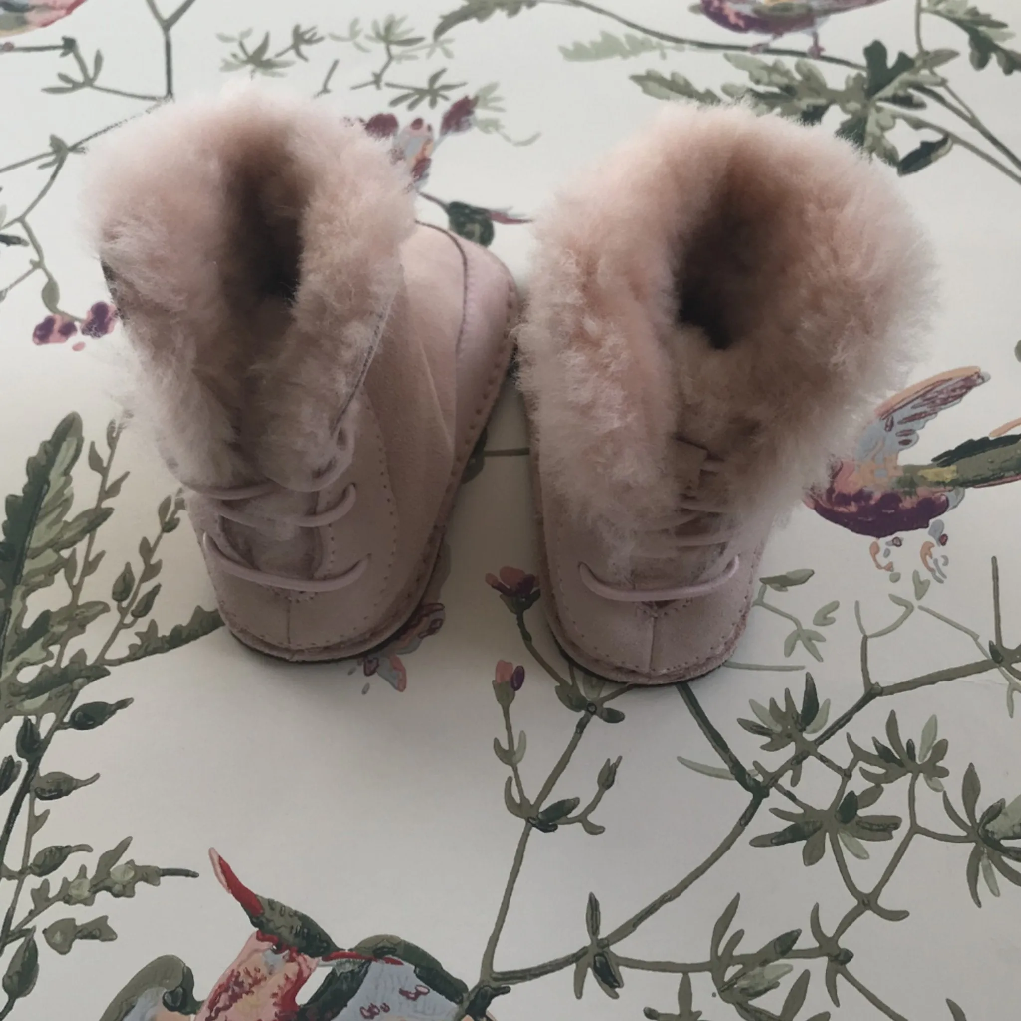 Baby Pink Ugg Shearling Booties