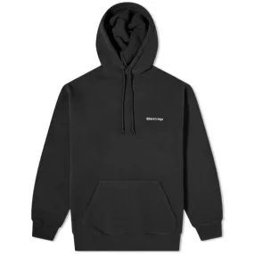 Balenciaga Corporate Logo Popover HoodyBlack & White