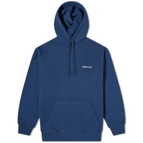 Balenciaga Corporate Logo Popover HoodyNautical & White