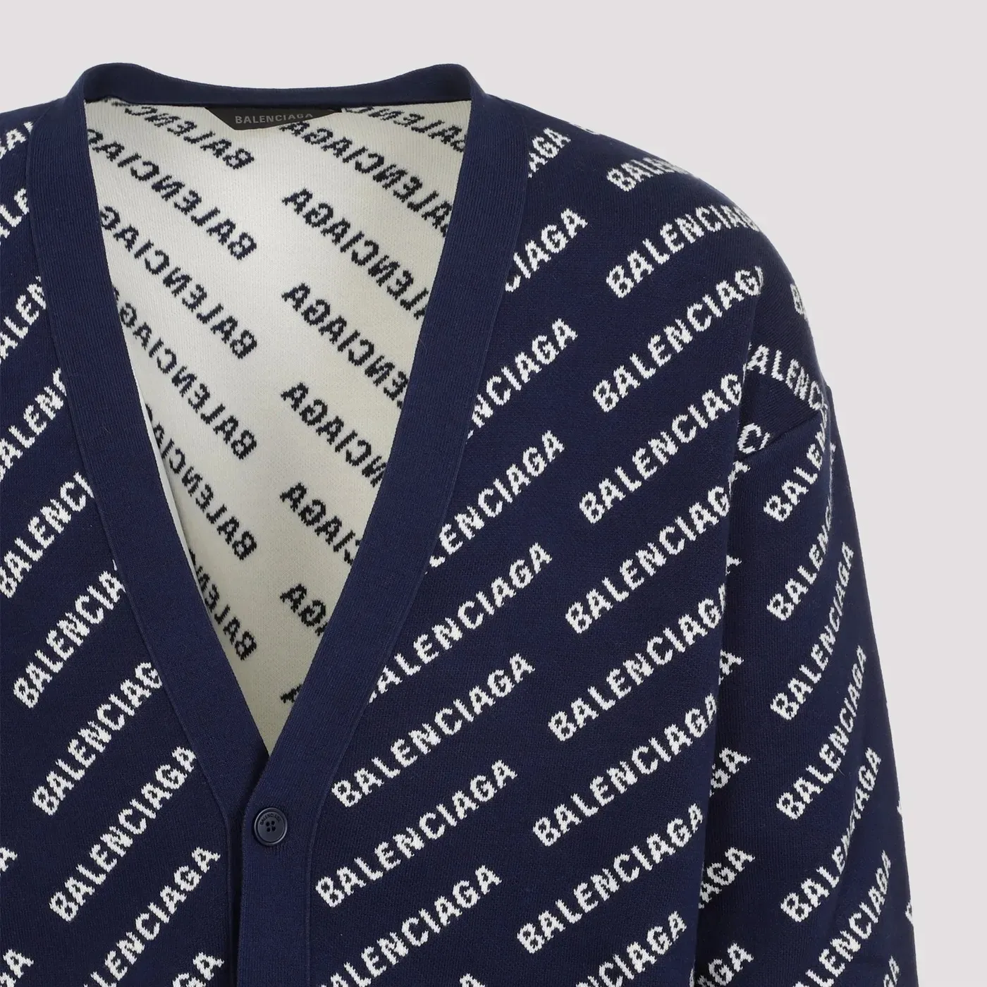 Balenciaga Cotton Logo Luxury Cardigans