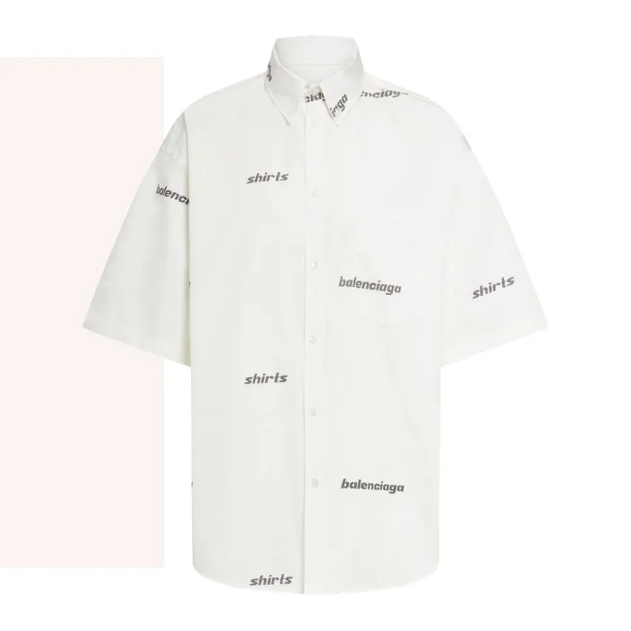 Balenciaga Cotton Logo Luxury FX Advantage Exclusive Shirts