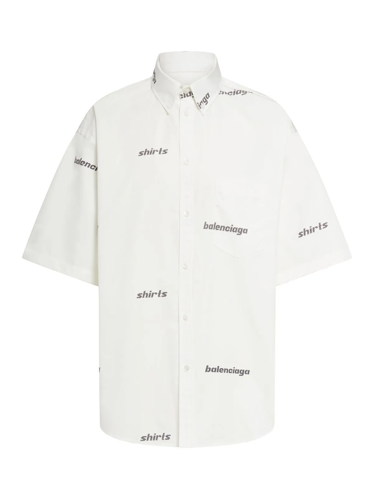 Balenciaga Cotton Logo Luxury FX Advantage Exclusive Shirts