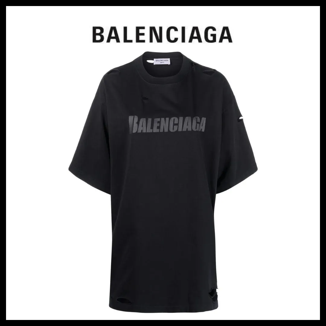 Balenciaga Cotton Logo Luxury T-Shirts