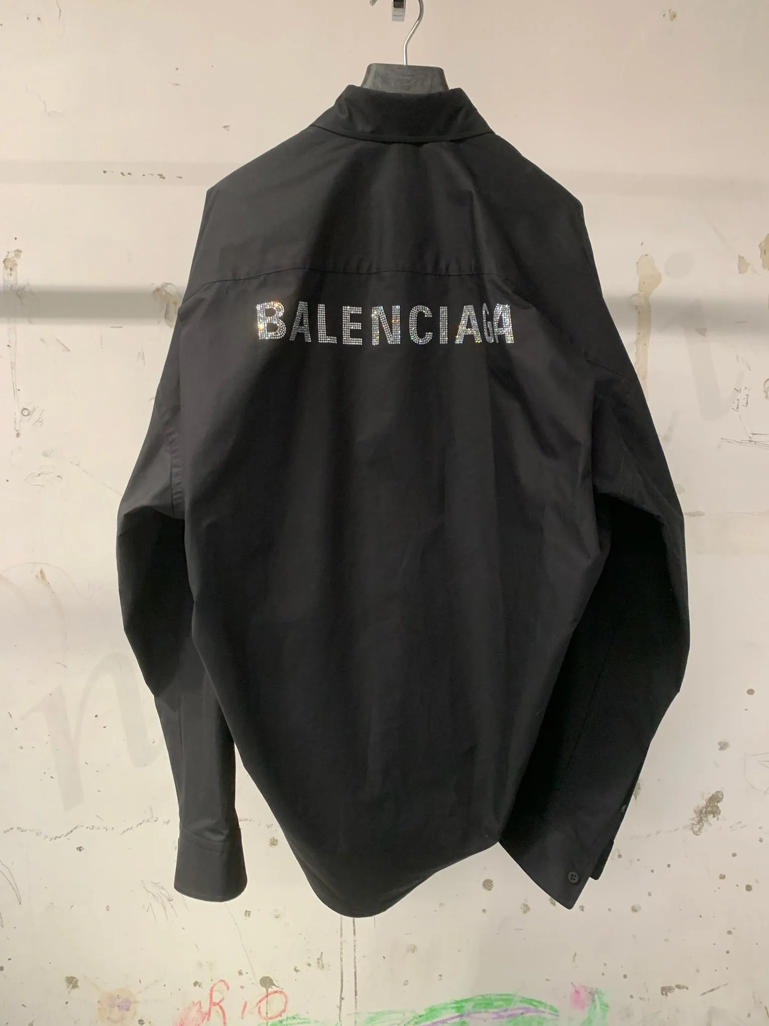 Balenciaga Cotton Logo Shirts & Blouses