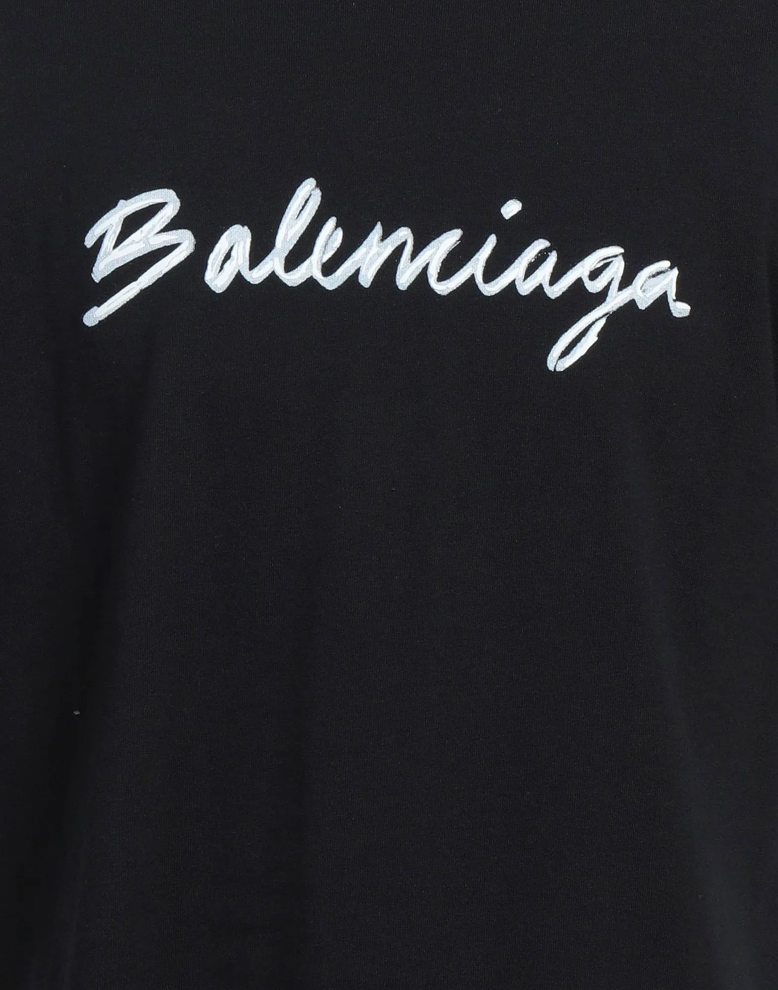 BALENCIAGA  |Crew Neck Plain Cotton Short Sleeves Logo Luxury