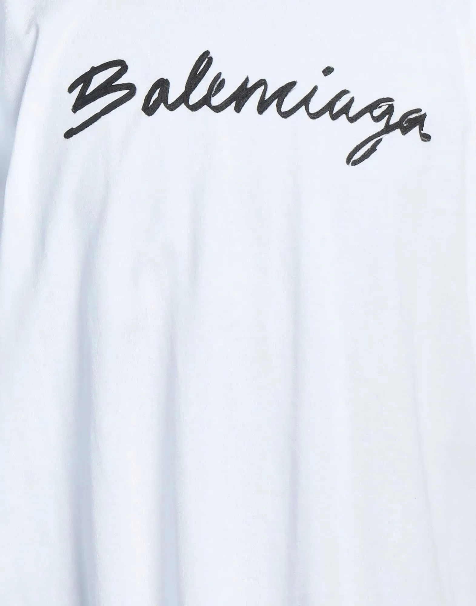 BALENCIAGA  |Crew Neck Plain Cotton Short Sleeves Logo Luxury