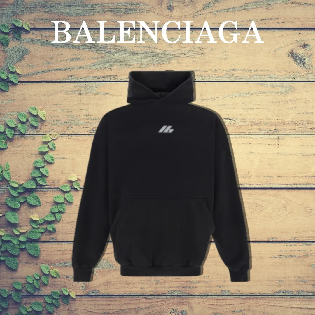 Balenciaga Monogram Cotton Sweatshirts - Shop Now