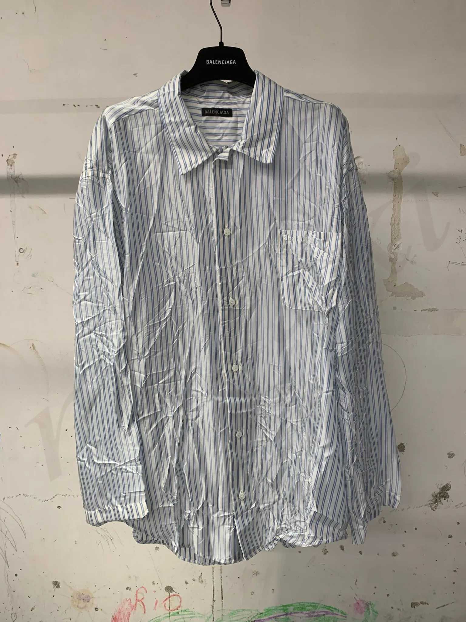 Balenciaga Striped Shirts & Blouses