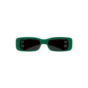 Balenciaga Sunglass Woman Green Gold Grey BB0096S-006