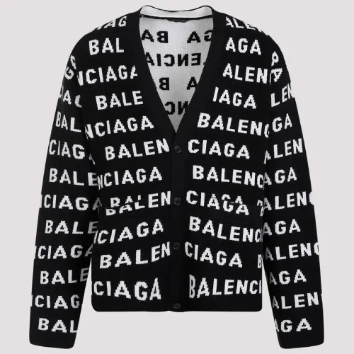 Balenciaga Wool Logo Cardigans