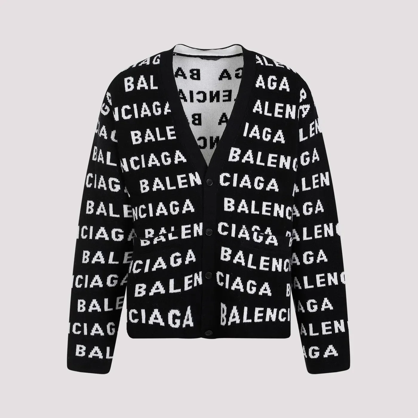 Balenciaga Wool Logo Cardigans