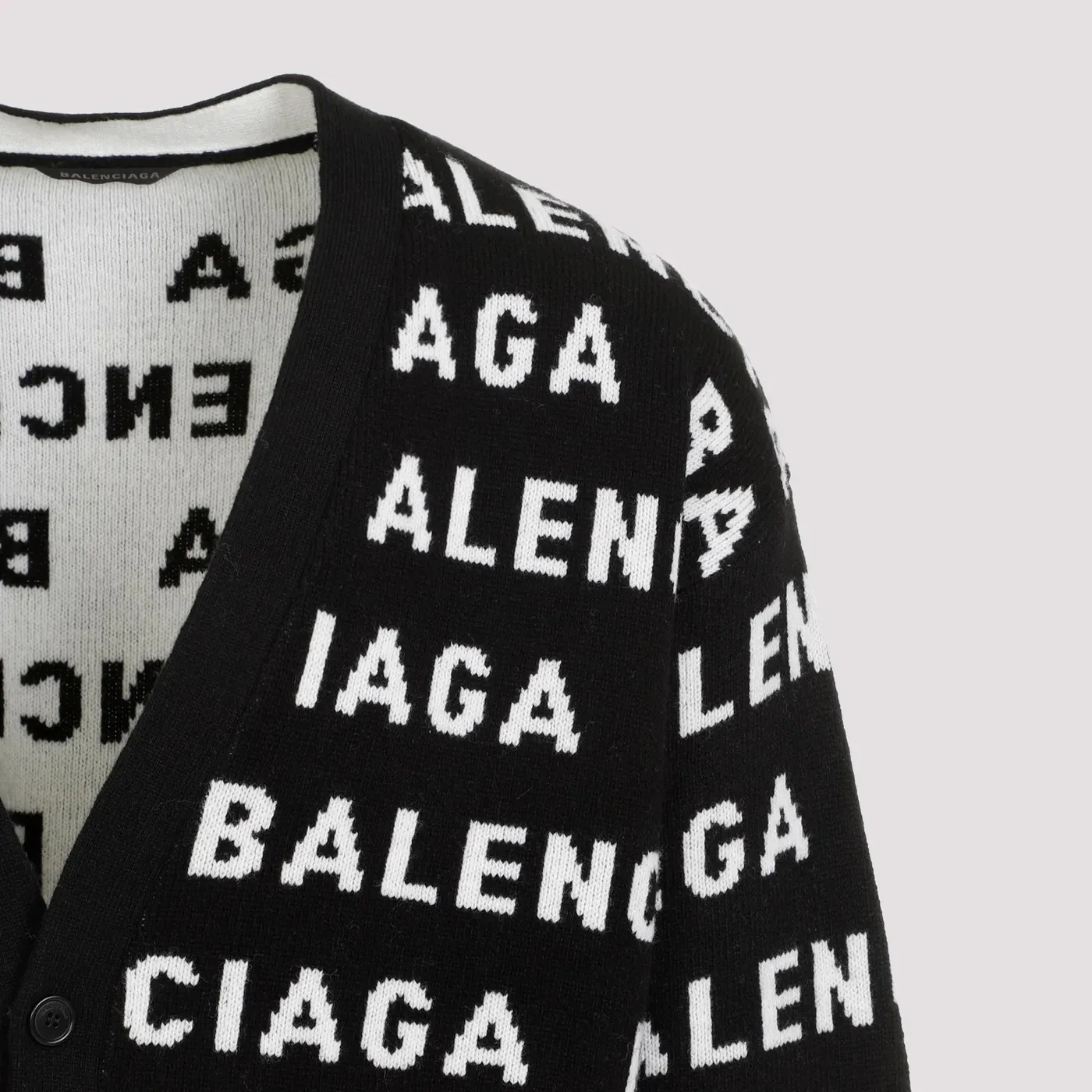 Balenciaga Wool Logo Cardigans