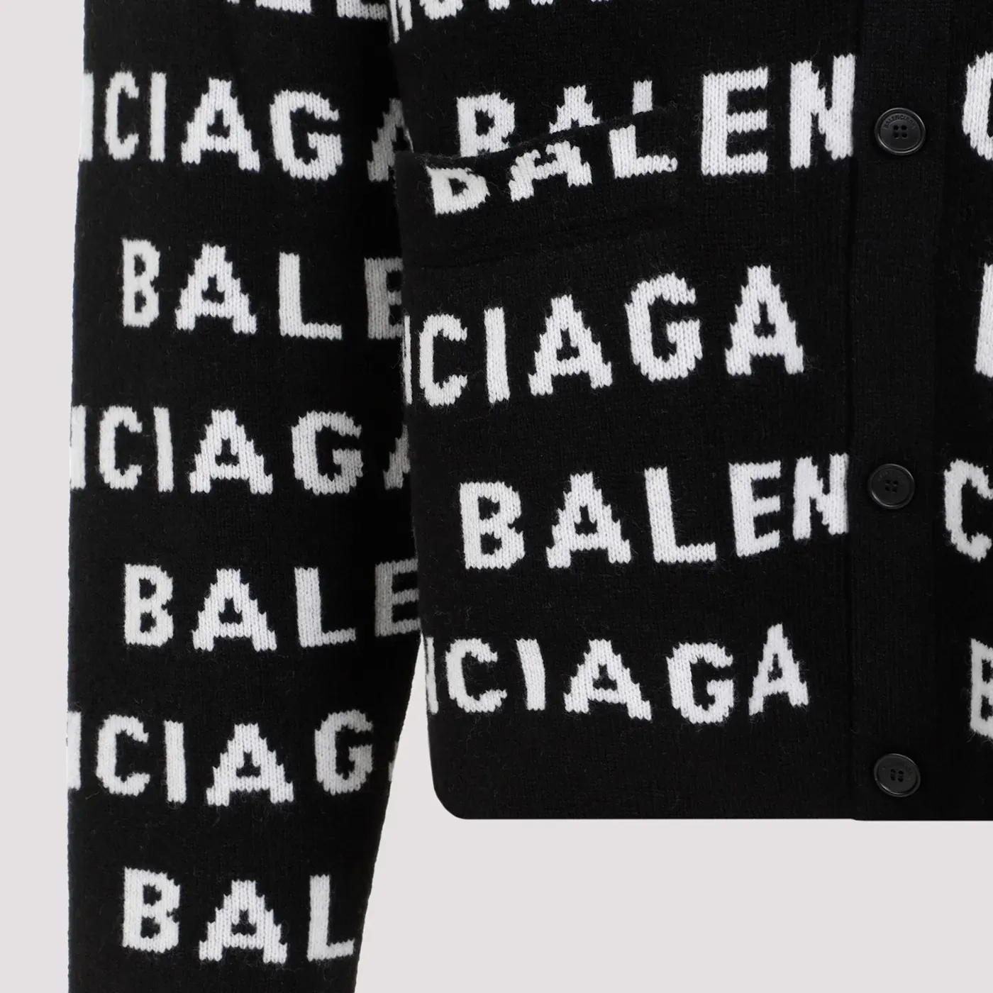 Balenciaga Wool Logo Cardigans