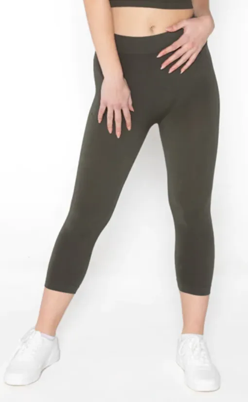 Bamboo 3/4 Legging - Organic Bamboo 3/4 Legging - Eco-friendly Bamboo 3/4 Legging - Sustainable Bamboo 3/4 Legging