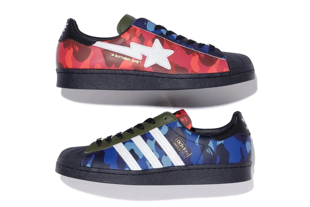 BAPE & adidas Announce Upcoming Juxtaposed Superstar 80s Collab