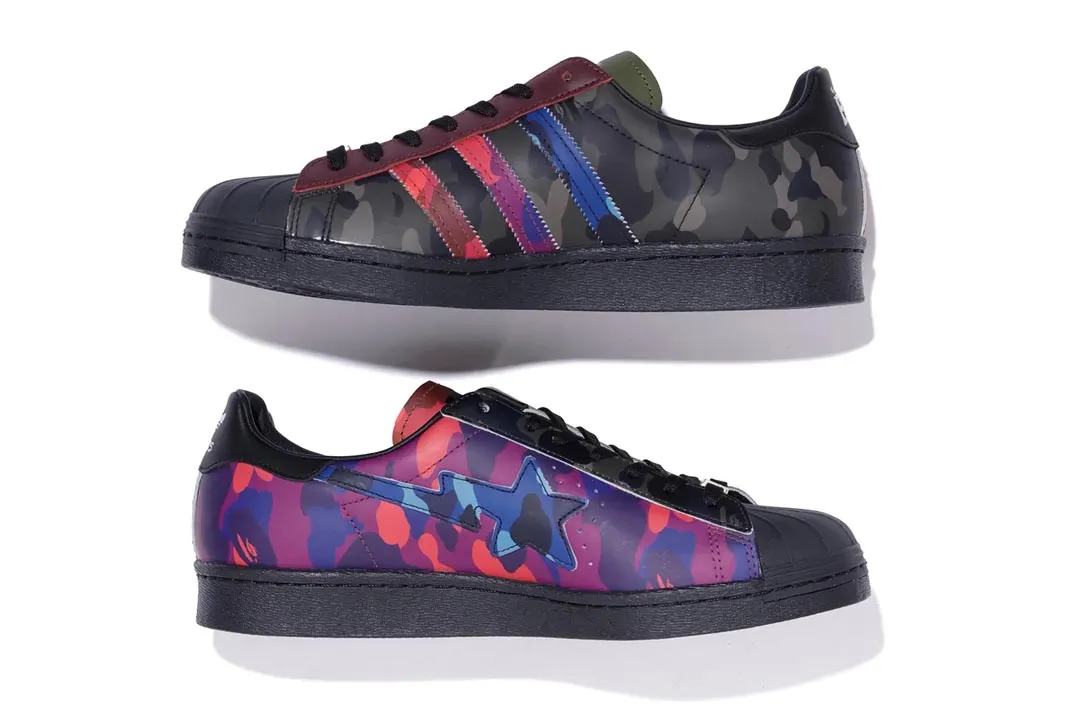 BAPE & adidas Announce Upcoming Juxtaposed Superstar 80s Collab