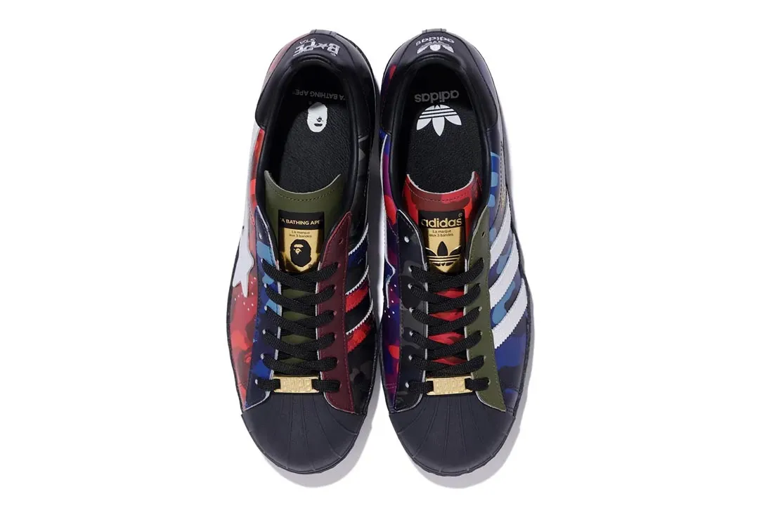 BAPE & adidas Announce Upcoming Juxtaposed Superstar 80s Collab