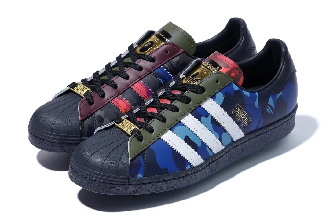 BAPE & adidas Announce Upcoming Juxtaposed Superstar 80s Collab