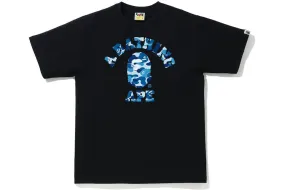 BAPE ABC Camo College Tee - Black/Blue - SS21