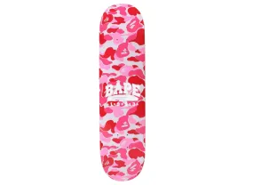 Bape ABC Camo Skateboard Pink xld