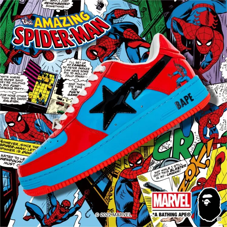 BAPE Adds Spider-Man, Venom & Dr. Strange to Its Latest Marvel BAPESTA Range