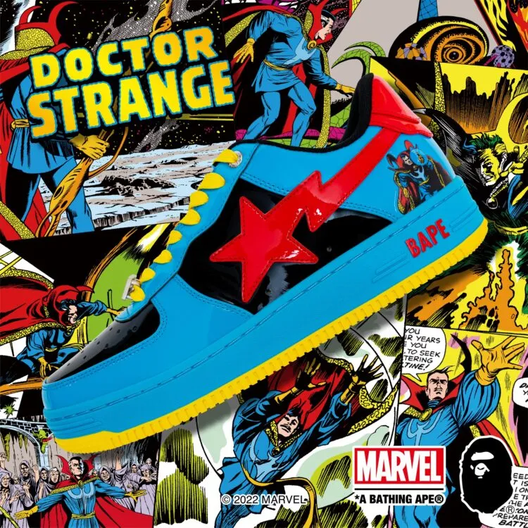 BAPE Adds Spider-Man, Venom & Dr. Strange to Its Latest Marvel BAPESTA Range