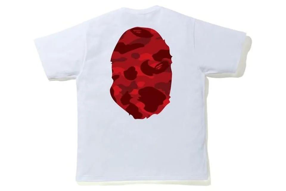 BAPE Big Head T-Shirt - White/Red