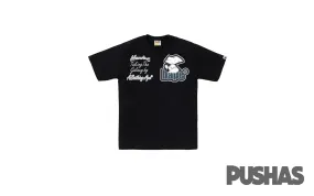 Bape Black Multi Motif T-Shirt.