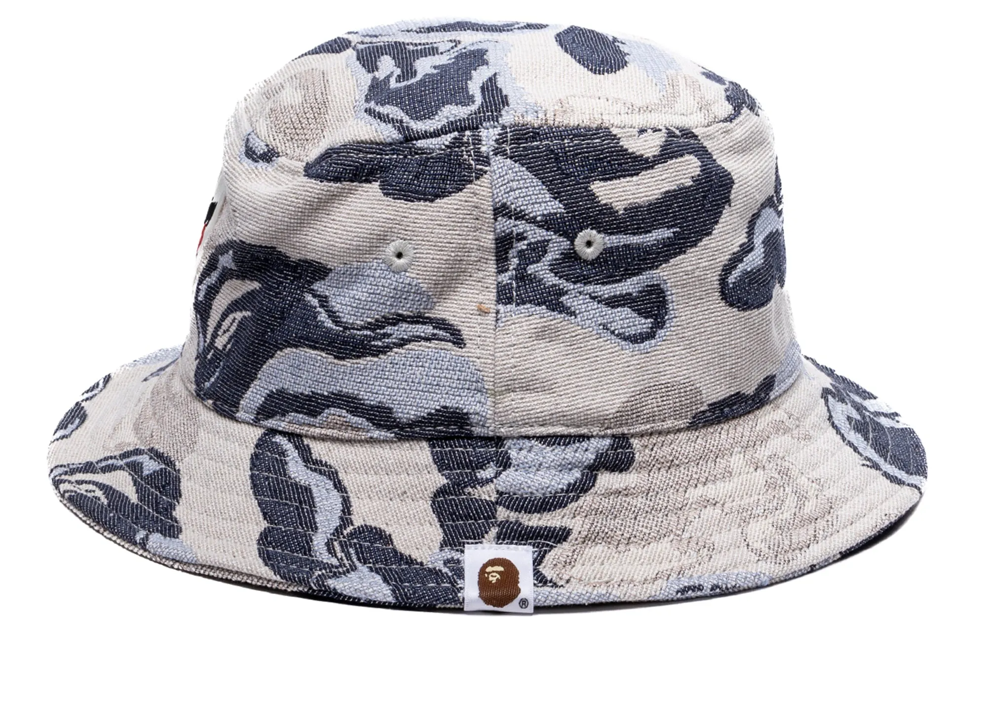 Bape Blue Art Camo Bucket Hat