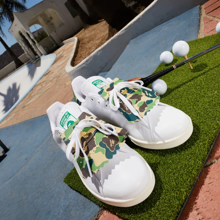 Bape Continues 30th Anniversary Celebrations With a Collaborative Adidas Stan Smith Golf “ABC Camo”