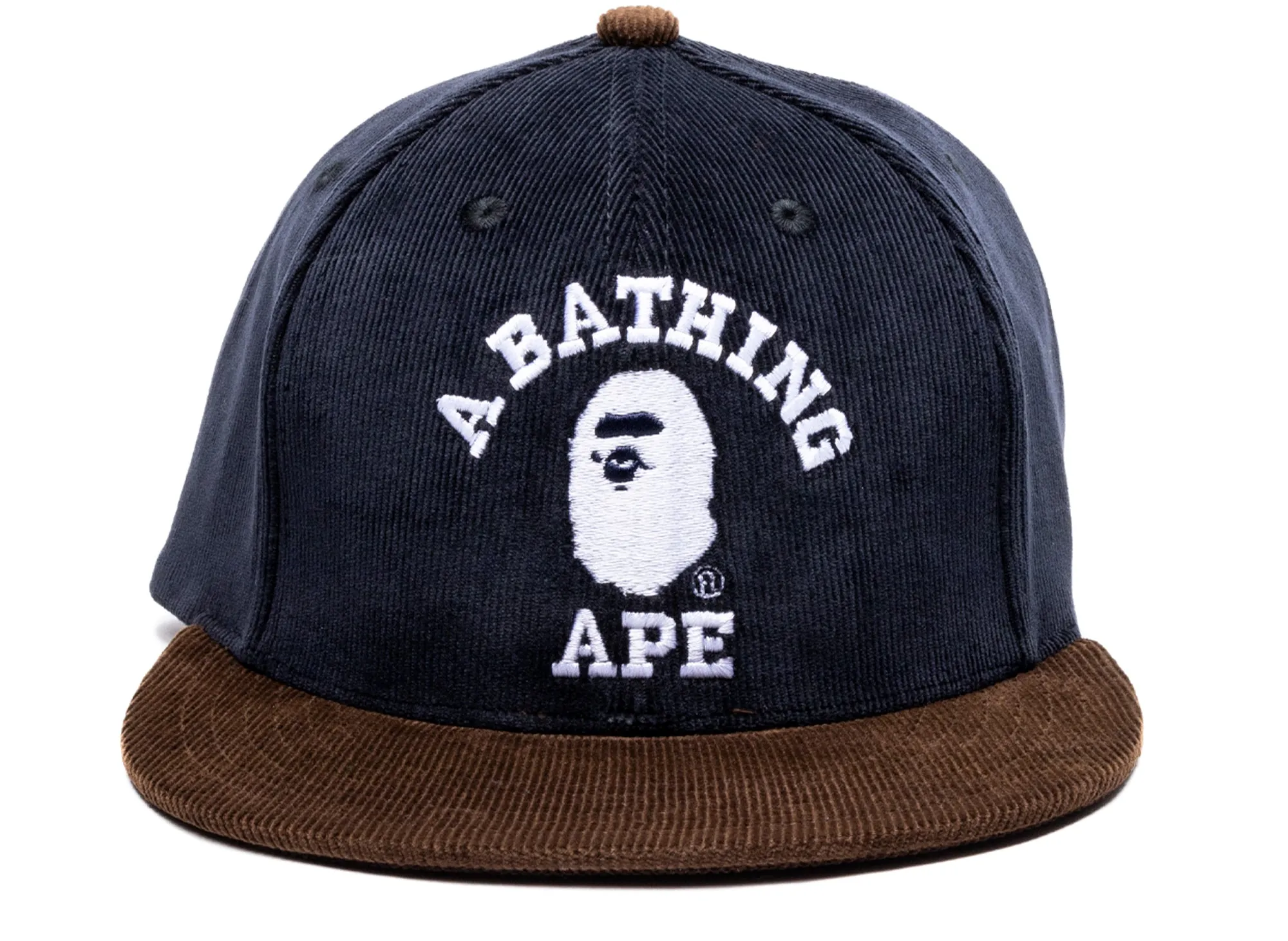 Bape Corduroy College Snapback Cap