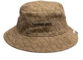 Bape Corduroy Monogram Bucket Hat